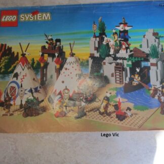 Notice Instruction du Lego 6766 Western Indian Indien Rapid River Village
