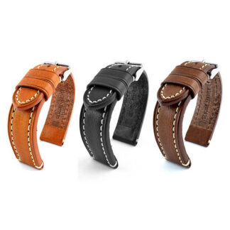 Bracelet Montre Cuir 18mm 20mm 22mm 24mm Pour Homme CATALONIA watch Band Strap