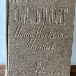 1943 Second Giant Home Workshop Manual Vintage HC 1500+ Illustrations