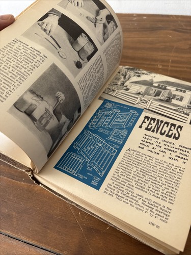1943 Second Giant Home Workshop Manual Vintage HC 1500+ Illustrations
