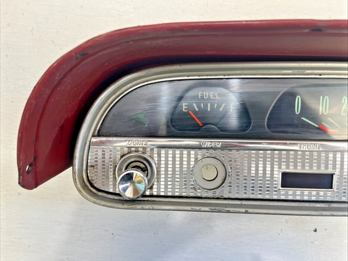 ORIGINAL GM Chevy Corvair Instrument Cluster With Bezel 1961 -1964 Automatic 2