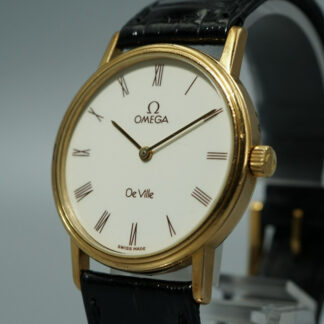 Exc+4 Vintage 1979 OMEGA De Ville Cal.625 Hand Wind White Round 32mm Homme Watch