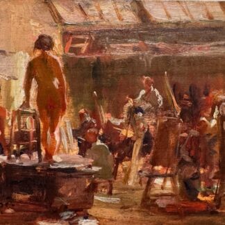 Tableau Avignon Louis Agricol MONTAGNÉ (1879-1960)  l'atelier de Cormon, c 1895