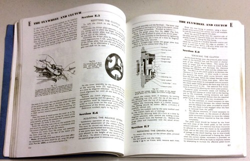 VINTAGE ORIGINAL MIDGET WORKSHOP MANUAL SERIES TD/TF THE M.G CAR COMPANY