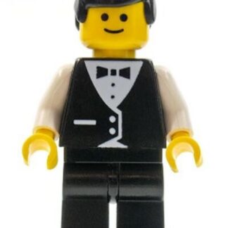 Figurine / Minifigure Lego Town - Serveur / Waiter (wtr002) Set 6376, 10037