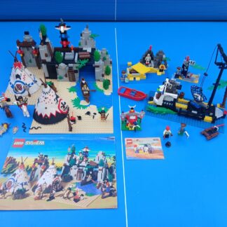 Lego lot pirates indiens incomplet set 6232 6254 6296 6766.. System Vintage