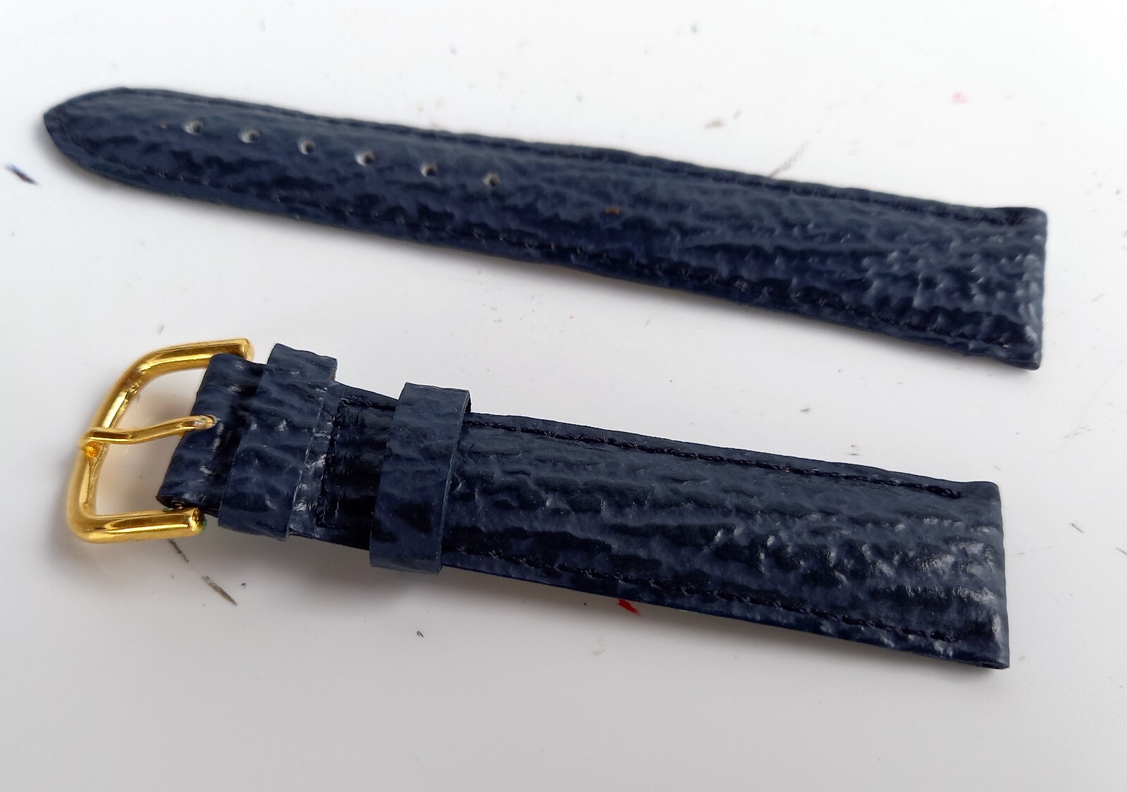 BRACELET montres NEUF CUIR REQUIN 18MM adaptable breitling omega longines seiko