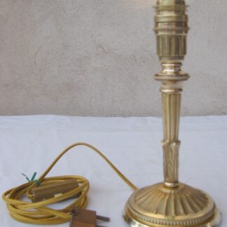 PIED DE LAMPE EN LAITON - CHEVET - ART DECO - 2  - VINTAGE - ANCIEN