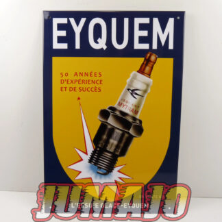 PB203 PLAQUES PUBLICITAIRE tôlée age d'or de l'Automobile 20x30cm Eyquem