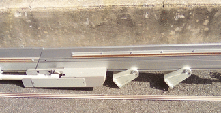 Bruno SRE-3000 Stairlift mechanical Folding Rail 76" Long With Legs and Brackets