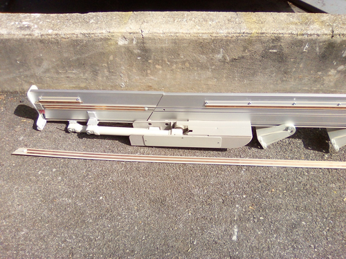 Bruno SRE-3000 Stairlift mechanical Folding Rail 76" Long With Legs and Brackets