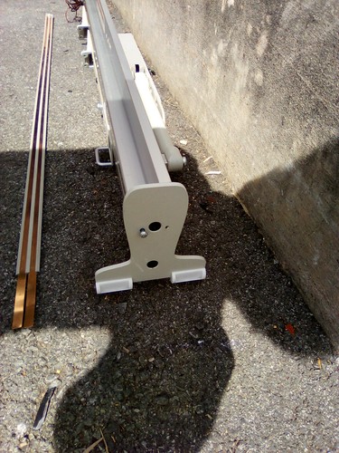 Bruno SRE-3000 Stairlift mechanical Folding Rail 76" Long With Legs and Brackets