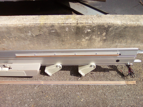 Bruno SRE-3000 Stairlift mechanical Folding Rail 76" Long With Legs and Brackets