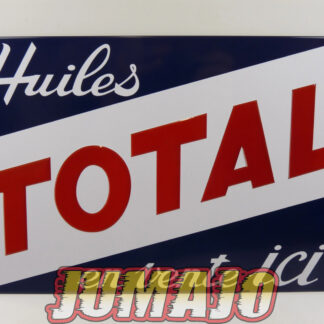 PB219 PLAQUES PUBLICITAIRE tôlée age d'or de l'Automobile 20x30cm Huiles Total