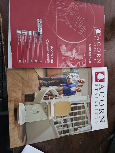 Acorn 180 Curved Stairlift great condition PICK UP ONLY IN NJ