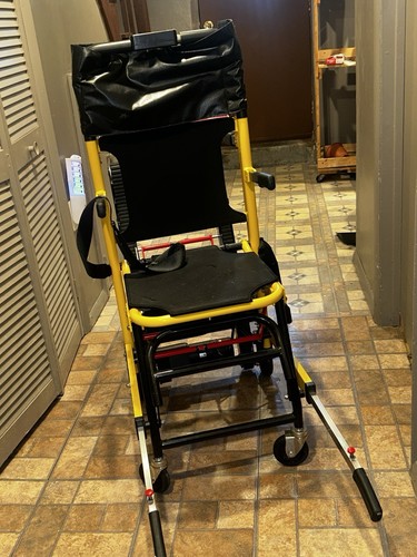 Electric Stair Climbing Chair Foldable Emergency Stair Lift Wheelchair 120W