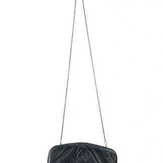 FRANCESCO BIASIA Pochette Femme Noir Cuir Élégant