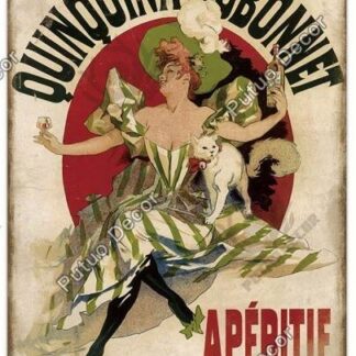 Plaque publicitaire en tôle " Quinquina Dubonnet " 30 x 20 cm