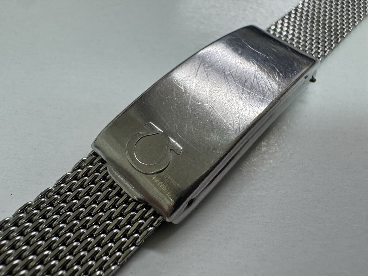 Bracelet de montre vintage authentique OMEGA Chronostop 1120/116 18 mm SS #182