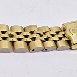 Bracelet Omega Original Jubilee N.O.S. 5707 Vintage Plaqué Or Jaune 20mc