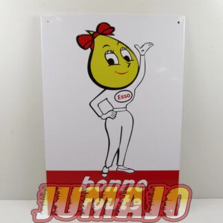 PB209 PLAQUES PUBLICITAIRE tôlée age d'or de l'Automobile 20x30cm Fille Esso