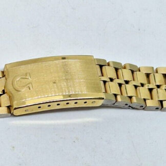Rare Bracelet OMEGA 1163 No12 N.O.S.Vintage mm26/16 Plaqué or Jaune 20 Mic