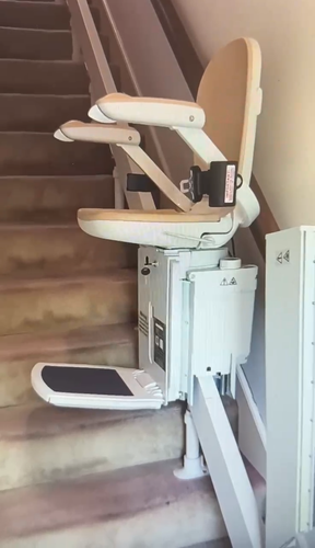 Acorn Stairlift 180 Curve Seat Chair Pad ASM w/ Seat Belt Complete *See Video*