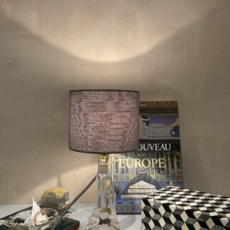 Lampe en cristal a poser  Vintage fait Main