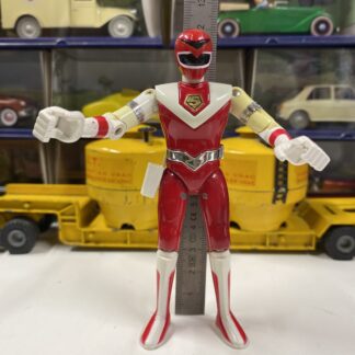 BANDAI 1987 Taïwan Figurine BIOMAN 2 MASKMAN Force Rouge METAL Bon État
