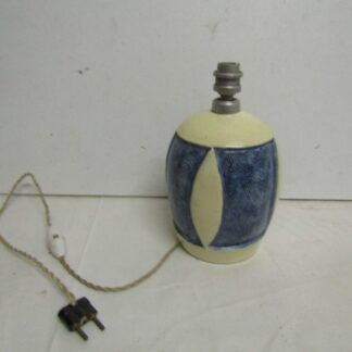 pied de lampe en faience art deco  s letessier rene meynial