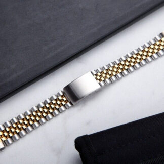 Bracelet Jubilee 20mm deux tons or compatible pour Rolex et autres marques !