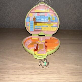 Vintage POLLY POCKET Bluebird 1989 cheval  Polly's Pony club + Cheval