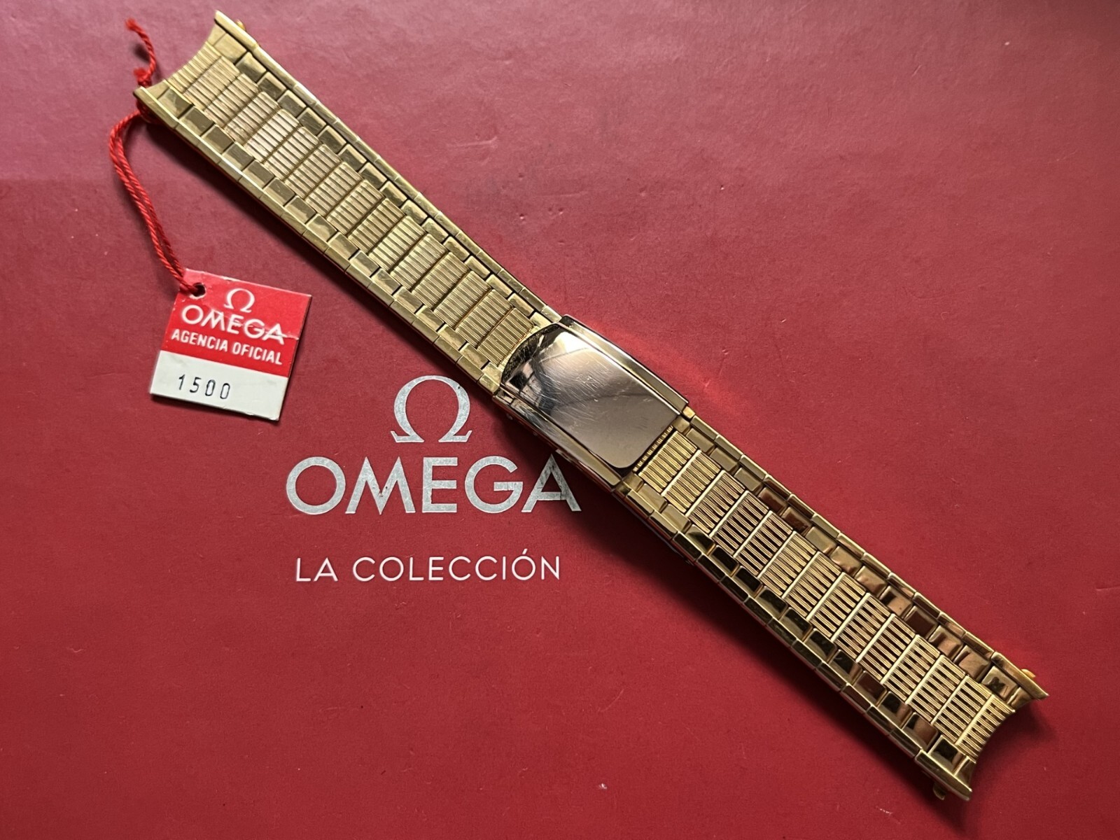 Bracelet Armis Pour Omega Pie-Pan De Luxe Original 18Mm Acier "Vintage 1960"