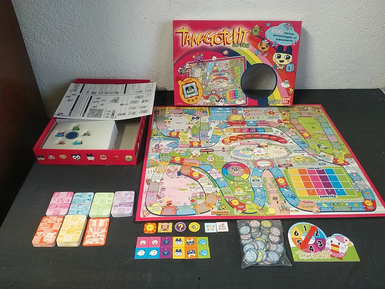 Tamagotchi le jeu de société BANDAI 2004 Complet Bon État Livraison Offerte