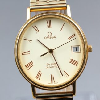 Montre Vintage Homme Romaine à Quartz OMEGA De Ville Cal.1332 Réf.192.0057...