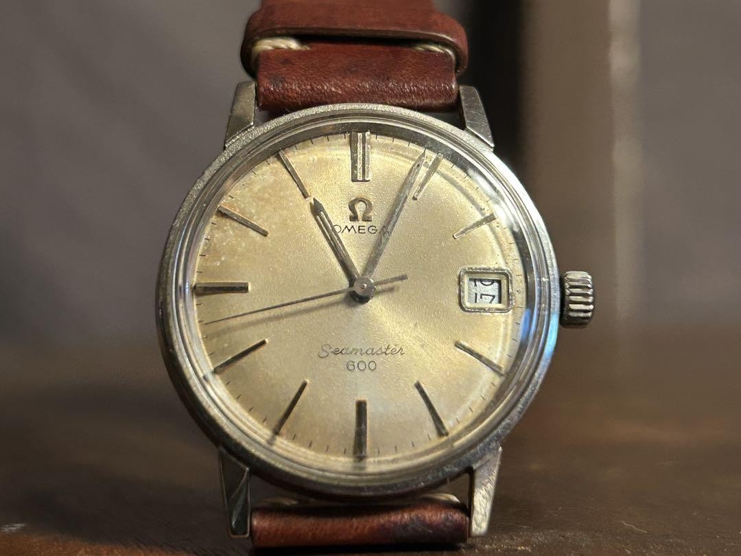 Montre Omega Seamaster 600 Date Vintage Remontage Manuel Pour Homme Authentique