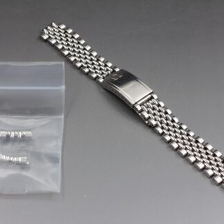 [ EXC+ 5] Omega Original Bracelet 1502 Riz Perles 18 MM Fin Lien 11 De Japon