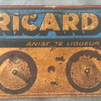 RICARD ANCIENNE PLAQUE  PUBLICITAIRE ORIGINALE