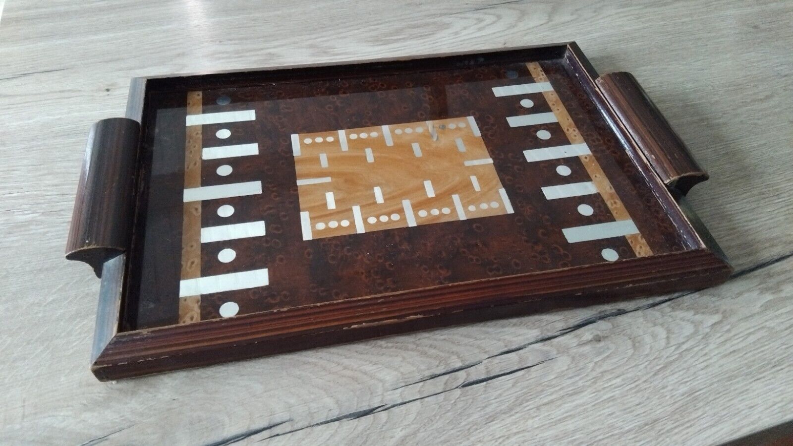 Plateau Art Déco Bauhaus 1930 Vintage Moderniste