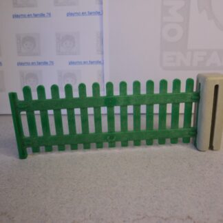 PLAYMOBIL vintage city country fermes barrière verte pilier sets 3504 3555 3556