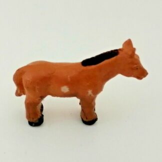 Vintage Polly Pocket Figure Figurine Cheval Marron brown horse