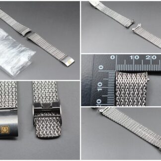 ◆Bracelet vintage N comme neuf◆Bracelet Omega 2068 argent 18 mm maille...
