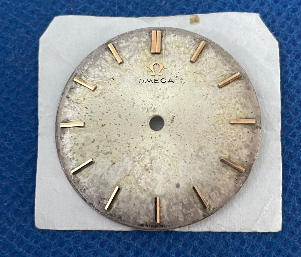 Véritable cadran Omega Geneve 29,2 mm pour calibre 600 (1/17732)