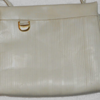 Francesco BIASIA Vintage sac à main cuir beige TBE