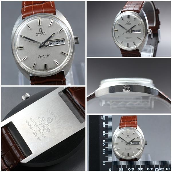 ◆Vintage N COMME NEUVE◆ OMEGA SEAMASTER COSMIC TOOL 107 Silver Automatic...