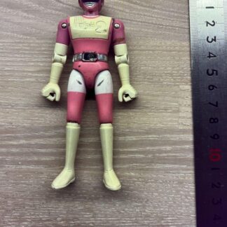 Figurine Power Rangers Bioman Pink Five Bio Pink Chogokin Diecast Vintage Japan