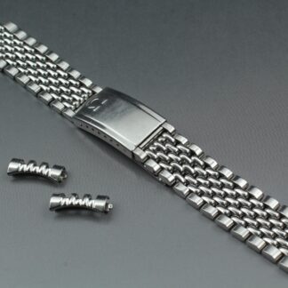 Bracelet homme vintage Exc+5 OMEGA 1036 18mm acier inoxydable 511 embout...