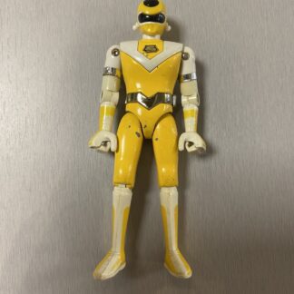 MASKMAN BIOMAN 2 Jaune BANDAI 1987 Vintage figurine métal
