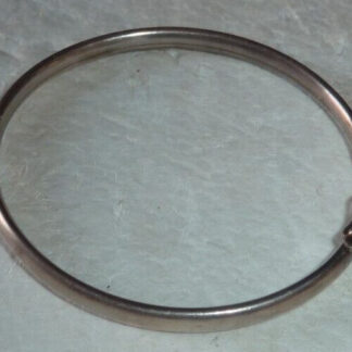 superbe bracelet bandeau d'époque art déco en argent, super élégant et sobre!!!