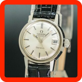 Vintage 1969 [N-MINT] OMEGA GENEVE 566.002 Cal.684 Gold Round Automatic Women